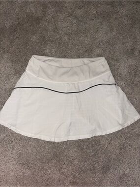 White Athletic Skirt